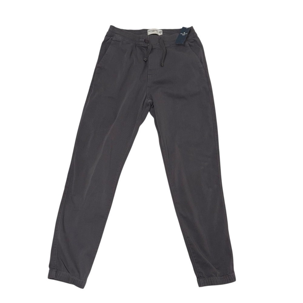 NWT Abercrombie kids Gray Jogger Pants size 13/14